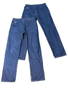 SAF-TECH FR Flame Resistant Denim Work Jeans Lot of 2 Pr HRC 2 Arc Rated | 36x34